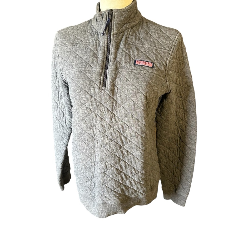 Vineyard Vines Gray Quilted Jacket